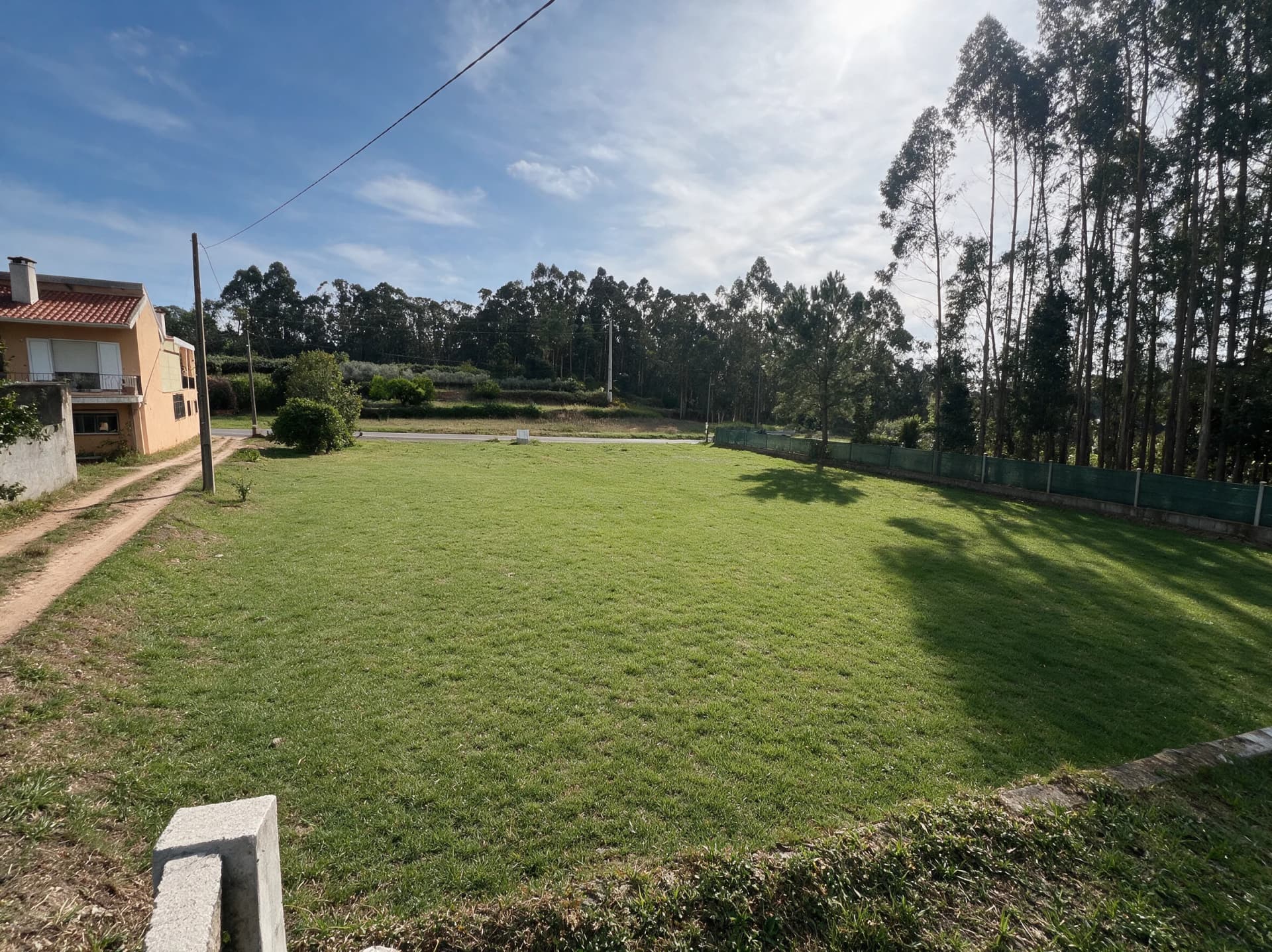 Vista panorâmica do terreno no Troviscal com 1.474,50 m²